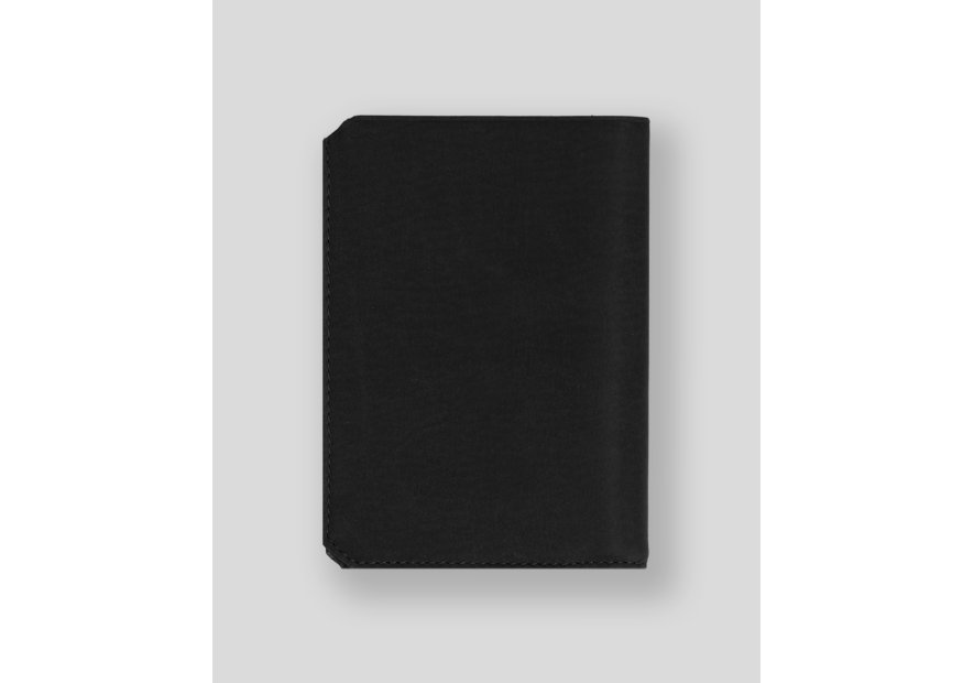 Les Ateliers Foures 9120X - CUIR DE VACHETTE - NOIR portefeuille baroudeur prométhé Portefeuilles