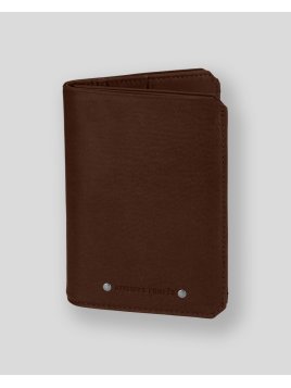 Les Ateliers Foures 9120X - CUIR DE VACHETTE - COGNA portefeuille baroudeur prométhé Portefeuilles