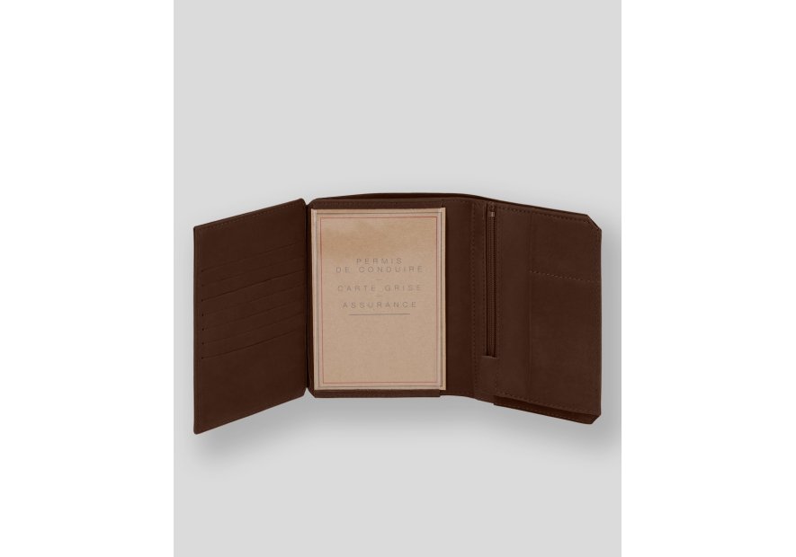 Les Ateliers Foures 9120X portefeuille cuir fourès baroudeur prométhé Portefeuille Homme