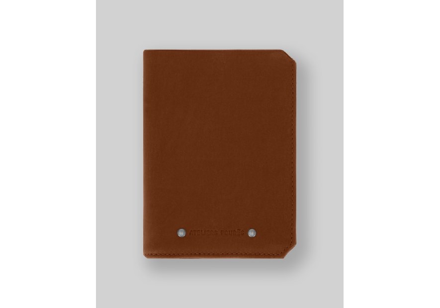 Les Ateliers Foures 9226X - CUIR DE VACHETTE - FAUVE Portefeuille/Porte-cartes Portefeuilles