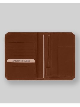 Les Ateliers Foures 9226X - CUIR DE VACHETTE - FAUVE Portefeuille/Porte-cartes Portefeuilles