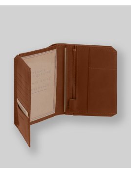 Les Ateliers Foures 9226X - CUIR DE VACHETTE - FAUVE Portefeuille/Porte-cartes Portefeuilles