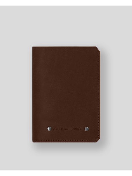 Les Ateliers Foures 958X - CUIR DE VACHETTE - COGNAC Portefeuille/Porte-cartes Portefeuilles