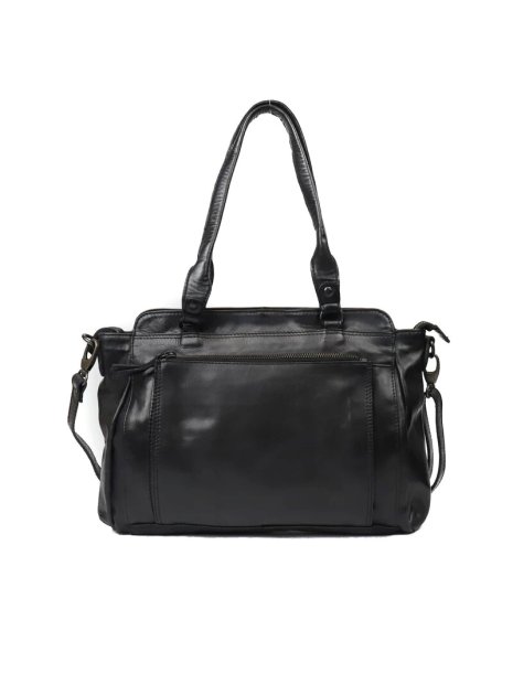 Bear Design CL41573 - CUIR DE VACHETTE - NOI bear-donna-shopping sac-a-main-shopping-toile-ou-cuir