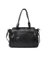 Bear Design CL41573 - CUIR DE VACHETTE - NOI bear-donna-shopping sac-a-main-shopping-toile-ou-cuir
