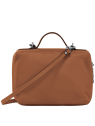 Longchamp 10187/987 - CUIR D'AGNEAU - COGN longchamp-pliage xtra-mini sac zip sacs-a-mains
