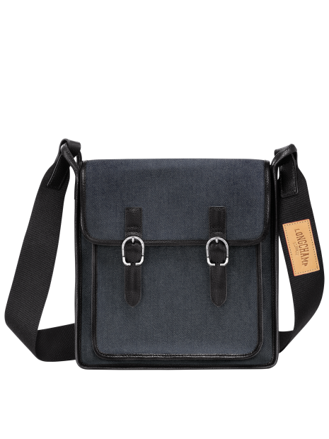 Longchamp 10236/HEG - TOILE DENIM - MARINE longchamp- le foulonné denim- porté travers sacs-a-mains
