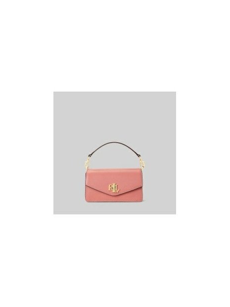 Ralph Lauren TAYLER 19 - CUIR DE VEAU - PINK ralph lauren - tayler 19 small - sac rabat sac-business