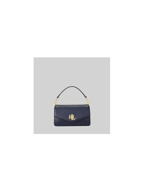 Ralph Lauren TAYLER 19 - CUIR DE VEAU - NAVY ralph lauren - tayler 19 small - sac rabat Sac business