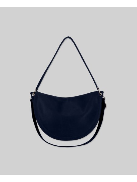 Les Ateliers Foures T500 - CUIR DE VACHETTE - MINUIT les ateliers fourés- atalante- sac demi lune Sac business