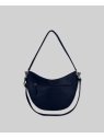 Les Ateliers Foures T500 - CUIR DE VACHETTE - MINUIT les ateliers fourés- atalante- sac demi lune sacs-a-mains