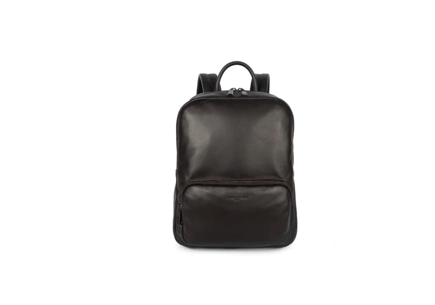 Lancaster 320-34 - CUIR DE VACHETTE - NOIR lancaster-soft vintage-sac a dos Sac à dos business