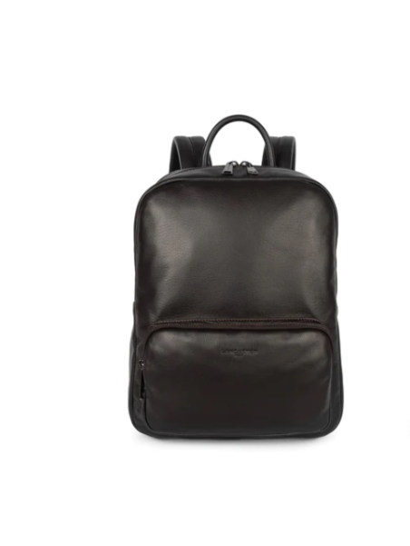 Lancaster 320-34 - CUIR DE VACHETTE - NOIR lancaster-soft vintage-sac a dos Sac à dos business