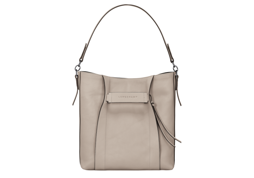Longchamp 10225HCV - CUIR DE VEAU - ARGILE sac besace m longchamp 3d Sac business