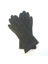 Poujade P04DC - CUIR D'AGNEAU - NOIR poujade - thérèse cachemire - gants f gants-femme