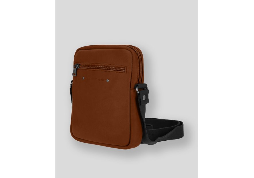 Les Ateliers Foures 9008 - CUIR DE VACHETTE - FAUVE les ateliers fourès - baroudeur - sac h zephyr Sacs bandoulière/Sacoches