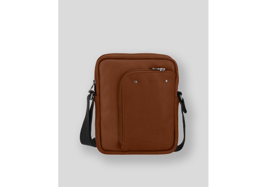 Les Ateliers Foures 9009 - CUIR DE VACHETTE - FAUVE sac homme nérée Sacs bandoulière/Sacoches