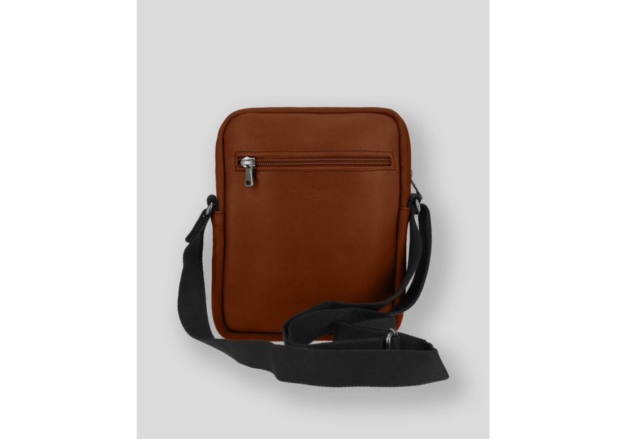 Les Ateliers Foures 9009 - CUIR DE VACHETTE - FAUVE sac homme nérée Sacs bandoulière/Sacoches