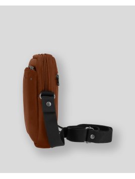 Les Ateliers Foures 9009 - CUIR DE VACHETTE - FAUVE sac homme nérée Sacs bandoulière/Sacoches