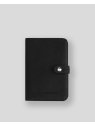 Les Ateliers Foures B52 - CUIR DE VACHETTE - NOIR portefeuille petit format avec patte pression portefeuille-homme
