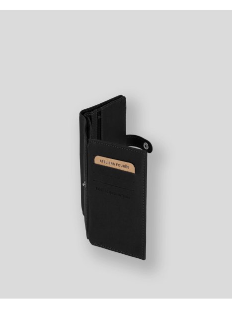 Les Ateliers Foures B52 portefeuille petit format avec patte pression Portefeuille Homme