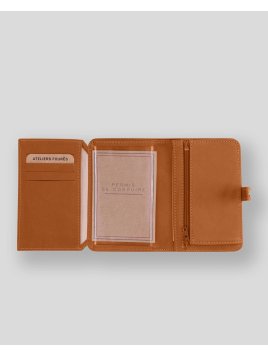 Les Ateliers Foures B52 portefeuille petit format avec patte pression Portefeuille Homme