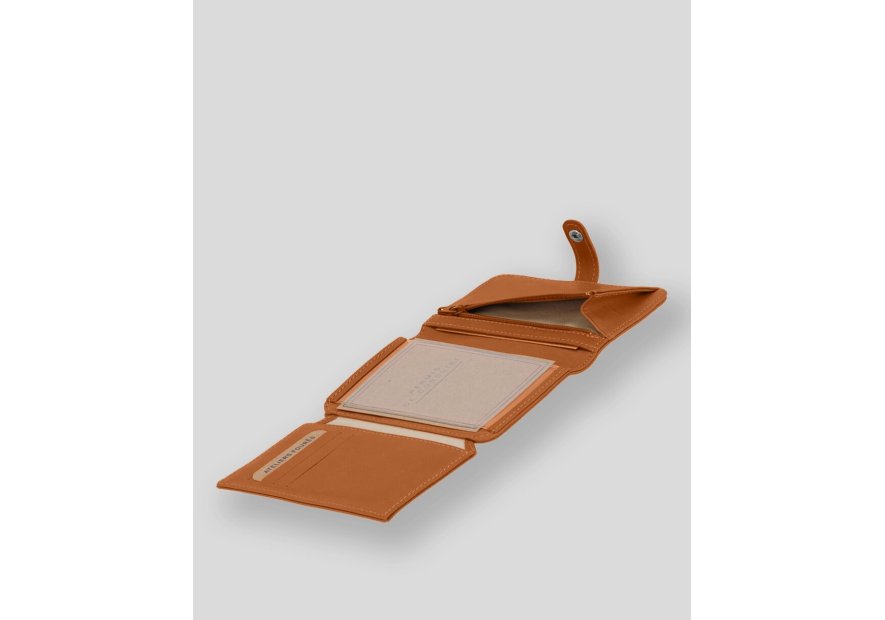 Les Ateliers Foures B52 portefeuille petit format avec patte pression Portefeuille Homme