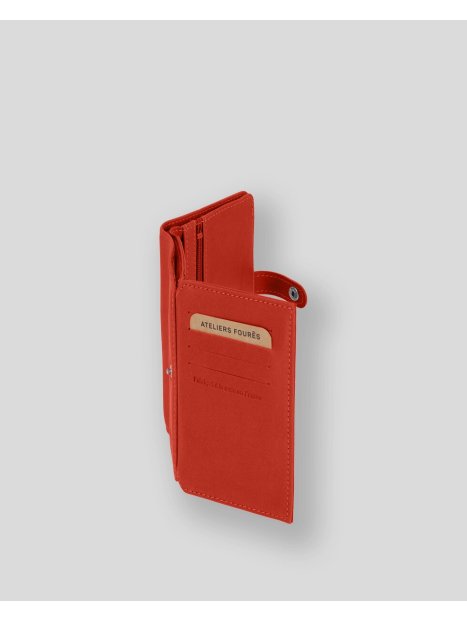 Les Ateliers Foures B52 portefeuille petit format avec patte pression Portefeuille Homme
