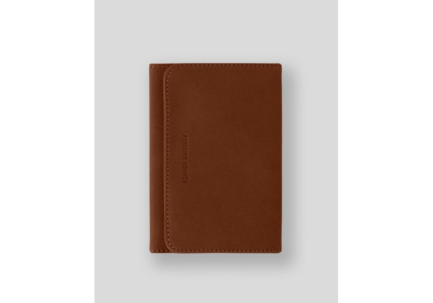 Les Ateliers Foures B46 - CUIR DE VACHETTE - FAUVE fourès-baroudeuse-porte papiers Porte-cartes