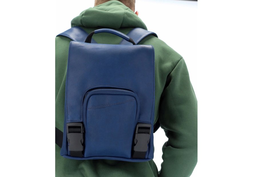 Les Ateliers Foures O400 - CUIR DE VACHETTE - OCEAN les ateliers foures-nomade-sac à dos Sac à dos business