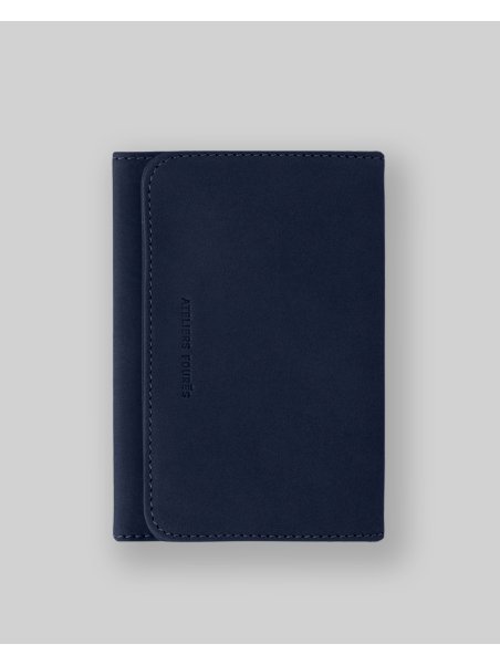 Les Ateliers Foures B46 - CUIR DE VACHETTE - MINUIT fourès-baroudeuse-porte papiers Porte-cartes