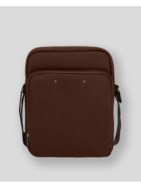 Les Ateliers Foures 9328 - CUIR DE VACHETTE - COGNAC les ateliers fourès - baroudeur - sac h pélops sac-h-zip