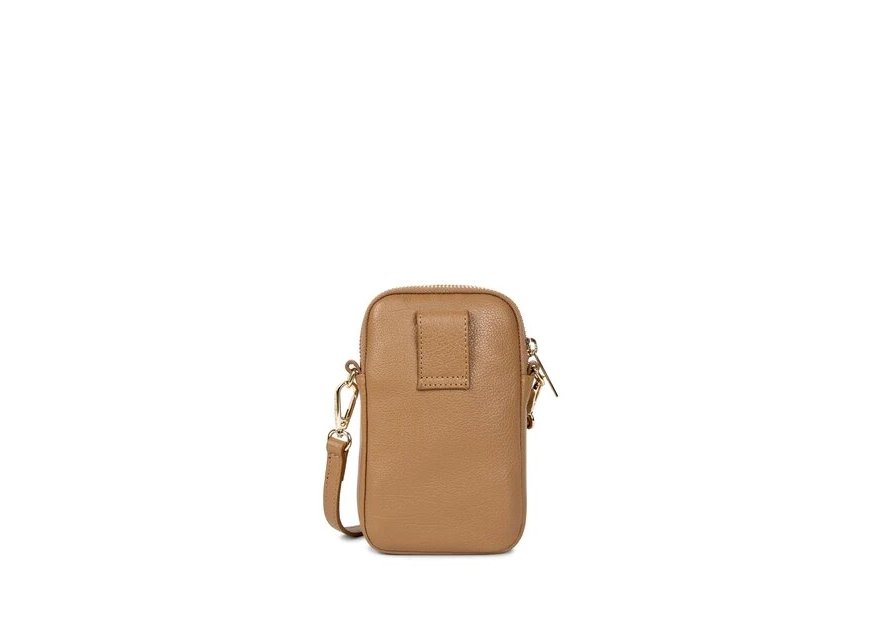 Lancaster 129-28 - CUIR DE VACHETTE - CAME Dune - Pochette smartphone Petite maroquinerie