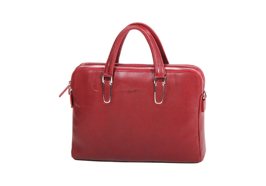 Gerard Henon 16281 - CUIR DE VACHETTE - ROUGE Porte-ordinateur Porte-documents
