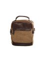Gerard Henon 22310 - COTON ET CUIR - MARRON sac homme à poignée safari sacoche-homme