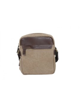 Gerard Henon 22353 - COTON ET CUIR - MARRON - Safari sac Homme M Sacs bandoulière/Sacoches