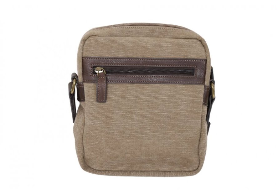 Gerard Henon 22353 - COTON ET CUIR - MARRON - Safari sac Homme M Sacs bandoulière/Sacoches