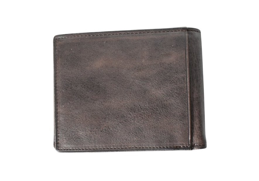 Gerard Henon 33441 - CUIR DE VACHETTE - CHOCO portefeuille format italien vintage Portefeuilles