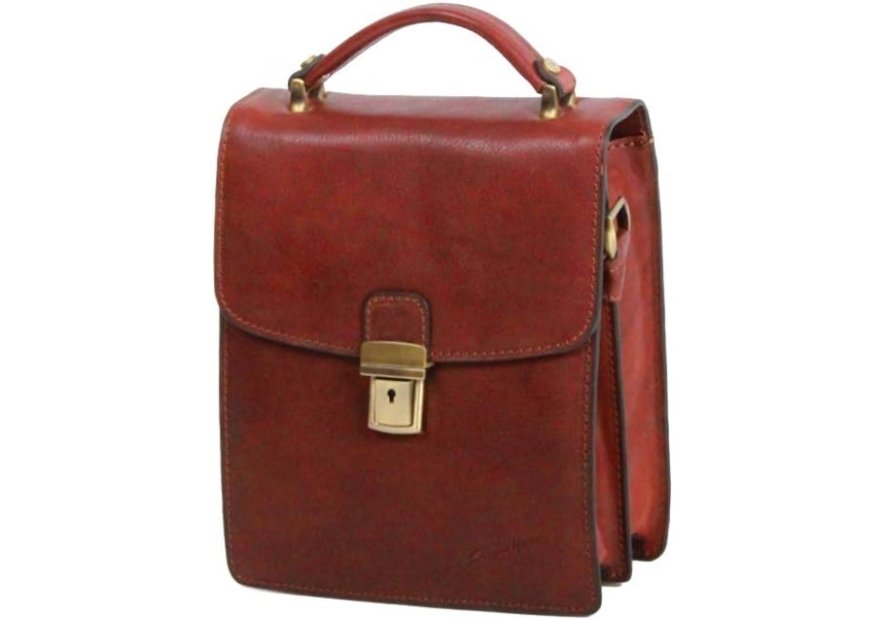 Gerard Henon 5211 - CUIR DE VACHETTE - MARRON hénon arizona sac homme classic Sac business