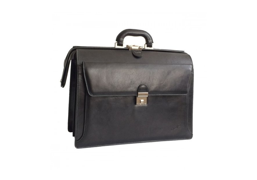 Gerard Henon 5555 - CUIR DE VACHETTE - NOIR gerard henon porte document americain Sac business