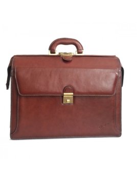 Gerard Henon 5555 - CUIR DE VACHETTE - MARRON gerard henon porte document americain Sac business