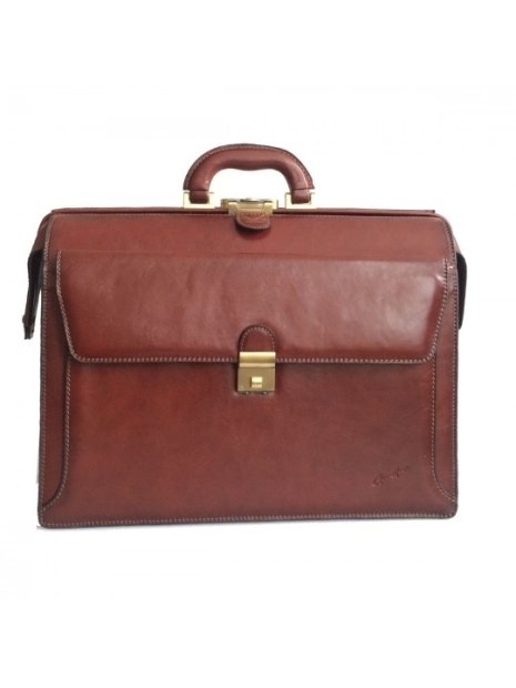 Gerard Henon 5555 - CUIR DE VACHETTE - MARRON gerard henon porte document americain sac-business