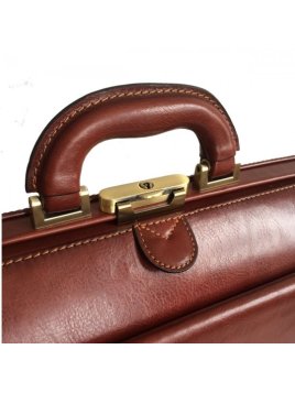 Gerard Henon 5555 - CUIR DE VACHETTE - MARRON gerard henon porte document americain Sac business