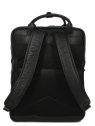Gerard Henon 6966 - CUIR DE VACHETTE - NOIR sac à dos porté main ordi 17" sac-business