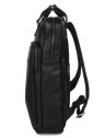 Gerard Henon 6966 - CUIR DE VACHETTE - NOIR sac à dos porté main ordi 17" sac-business