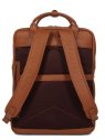 Gerard Henon 6966 - CUIR DE VACHETTE - MARRON sac à dos porté main ordi 17" sac-business