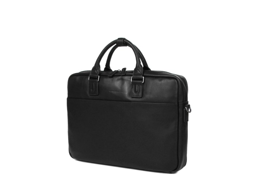 Gerard Henon 6981 - CUIR DE VACHETTE - NOIR - gerard henon porte document 15" Porte-documents