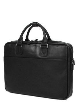 Gerard Henon 6981 - CUIR DE VACHETTE - NOIR gerard henon porte document 15" Sac business