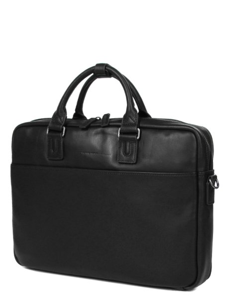 Gerard Henon 6981 - CUIR DE VACHETTE - NOIR - gerard henon porte document 15" Porte-documents
