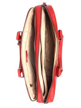 Gerard Henon 6981 - CUIR DE VACHETTE - ROUGE gerard henon porte document 15" Sac business